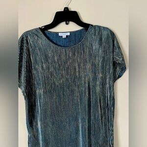 Carolina Belle Shimmering Teal Blouse